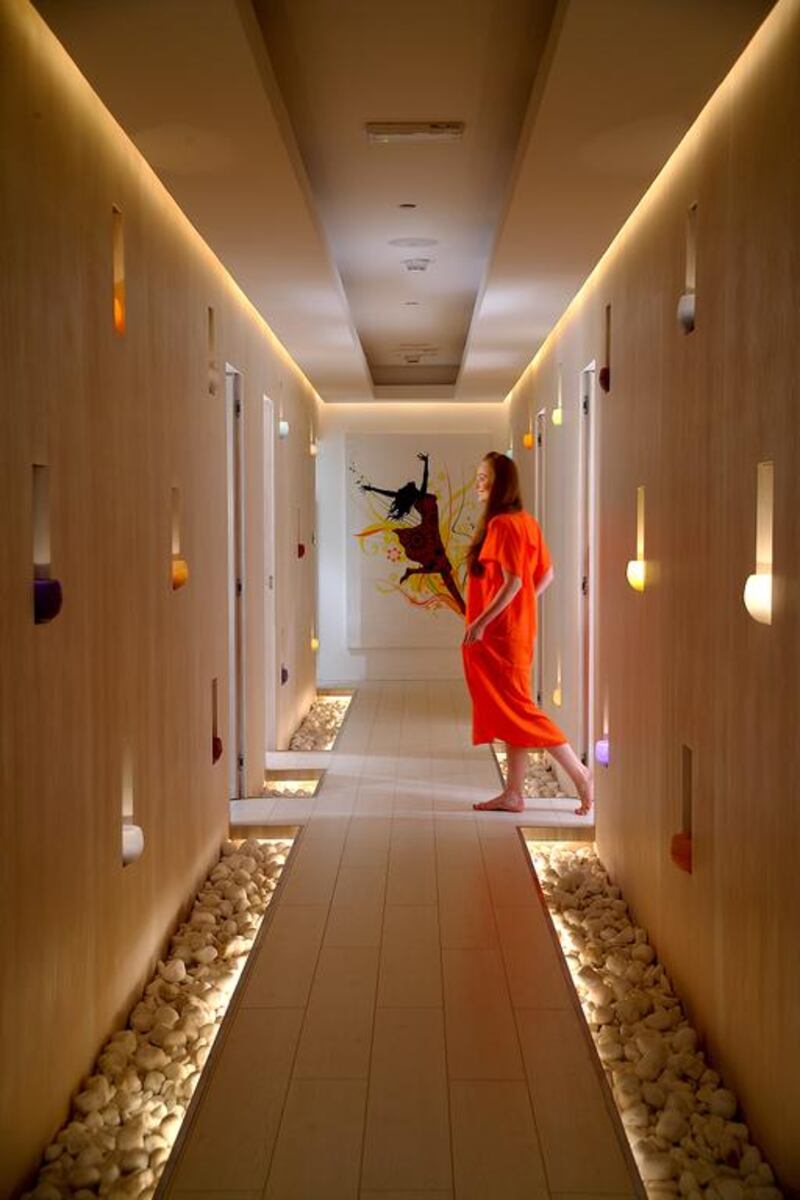 Spadunya, a peaceful spa located above the hustle and bustle of Dubai’s The Walk at JBR, offer ice therapy using gel-filled porcelain shells. Courtesy Spadunya 