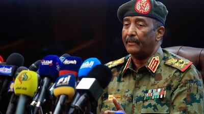 Sudan's top army general and coup leader Gen Abdel Fattah Al Burhan is trying to consolidate power. AFP 