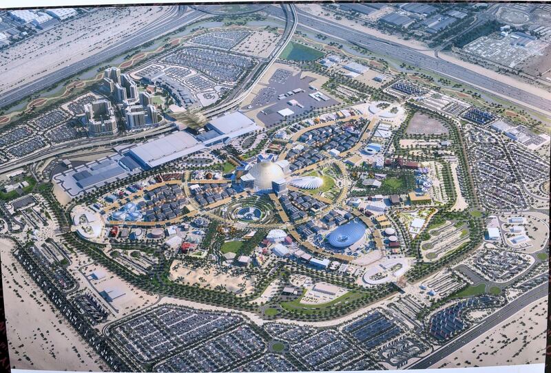 Mohammed inspects Expo 2020 Dubai infrastructure projects. WAM