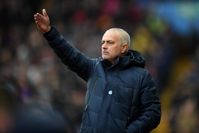 Tottenham manager Jose Mourinho. Getty