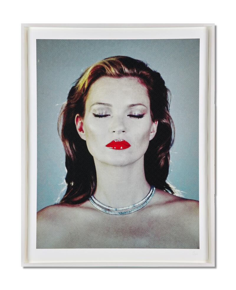 Lot 384: ‘Kate Moss’ by Chris Levine. Photo: Dreweatts