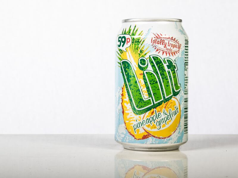 Lilt first went on sale in 1975, with the strapline 'The Totally Tropical Taste'. Alamy