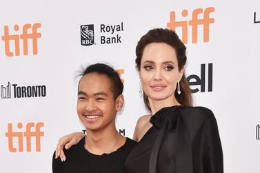 Maddox Jolie-Pitt and his mother, Angelina Jolie, pictured in 2017. AFP