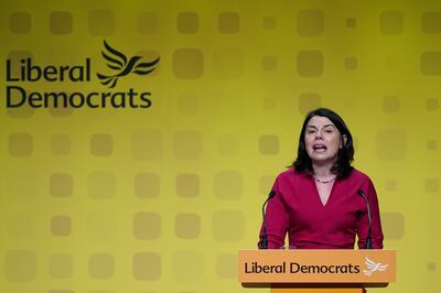 Sarah Olney, Liberal Democrat spokeswoman for Treasury and Business and Industrial Strategy. The Liberal Democrats hope that tax-burdened voters will switch their allegiance to them in seats in London and the South East. Getty Images