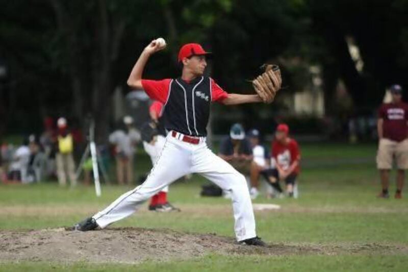 Zane Horger came on for an ailing Osama Hoshida to provide 4.2 innings of relief in the UAE’s 9-8 win over Guam.