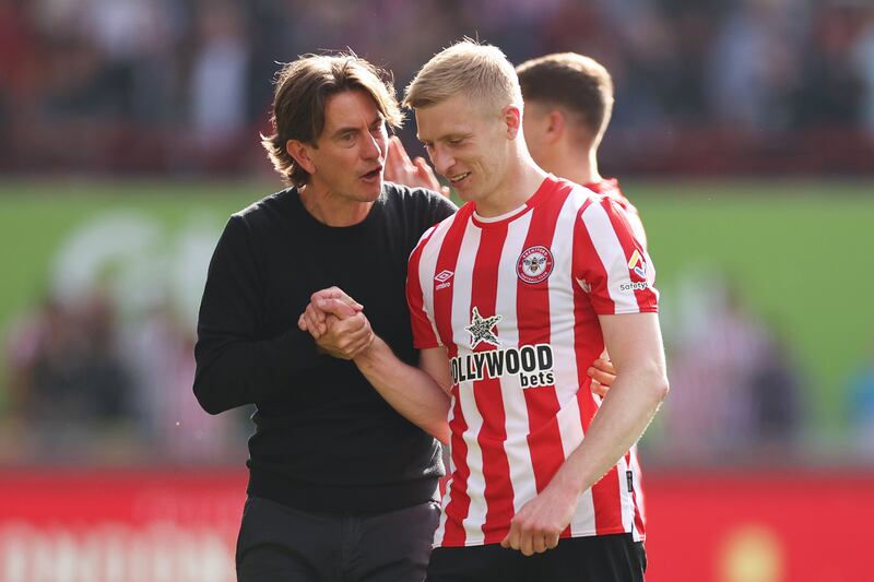 CB: Ben Mee (Brentford). It was Mee’s headed flick-on that assisted Yoane Wissa for Brentford’s second goal in the 2-0 victory over West Ham. Defensively, the English centre-back was solid to help Brentford continue their excellent season. Getty