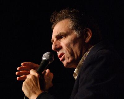 Comedian Michael Richards performs during his appearance at the Hollywood Improv comedy club on October 12, 2006 in Hollywood, California. (Photo by Michael Schwartz/WireImage/Getty Images)