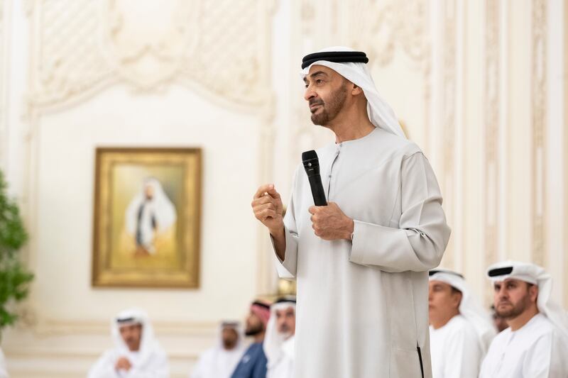 He praised the dedication of teachers in playing an important role in the future of the UAE.
