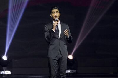Mohammed Assaf will perform in Abu Dhabi. Reem Mohammed / The National