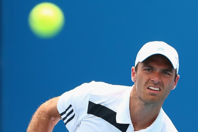 Ross Hutchins, who was out for a year with Hodgkin’s lymphoma, capped his amazing comeback with a victory alongside partner Colin Fleming in the Australian Open’s first round. Cameron Spencer / Getty Images