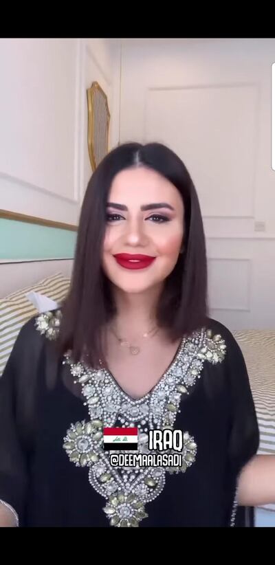 Deema Al Assadi from Iraq. YouTube