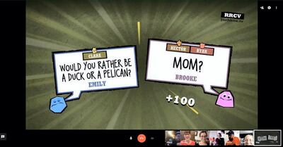 Jackbox gives you the opportunity to play games likes Fibbage and Survive the Internet. Twitter/ @jackboxgames