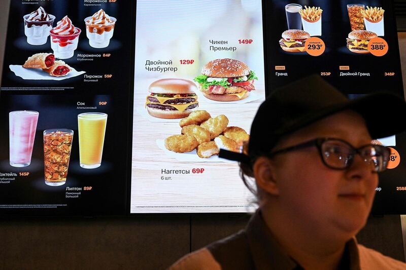 Siberian businessman Alexander Govor is the new owner of the outlets. He told Reuters he was striving launch something similar to the famous Big Mac. AFP
