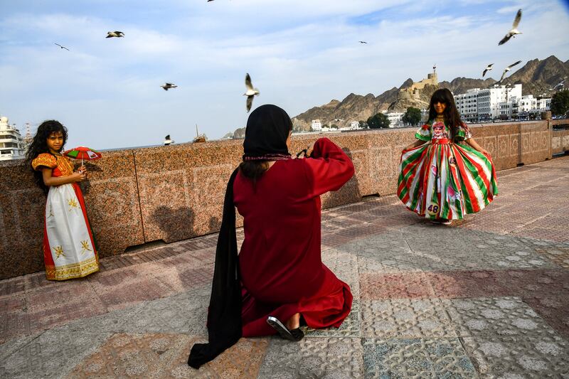 Folk dance and traditional costume are an integral part of Oman's National Day celebrations. AFP