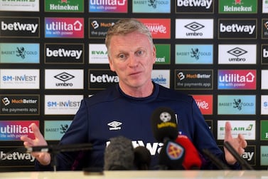 David Moyes is back as West Ham United manager. PA