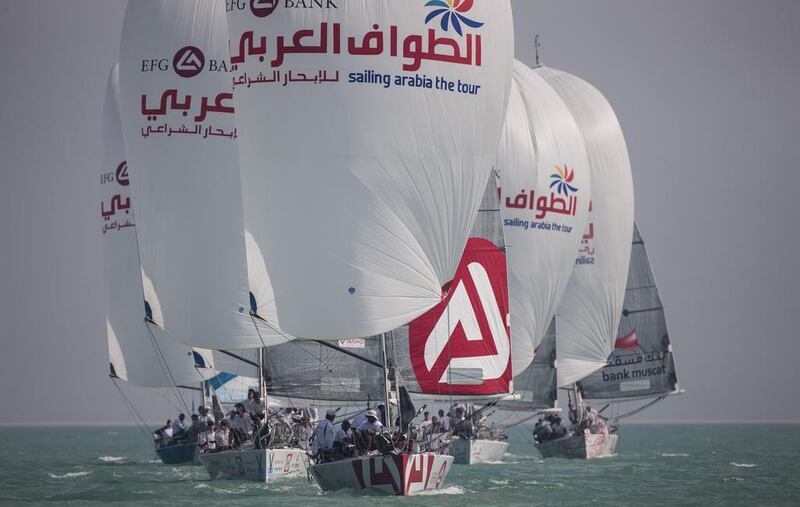 Sailing Arabia – The Tour begins in Bahrain on Sunday and will make four stops in the UAE during the next two weeks of intense sailing.  Lloyd Images

