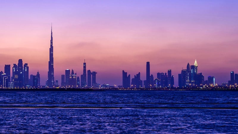 Dazzling Dubai at night. Courtesy Dubai Tourism