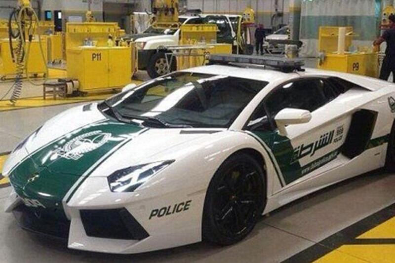 The Dh2 million Aventador was revealed by Dubai Police on its Twitter feed. The force tweeted: "Latest #Dubai_Police patrols, now at your service."