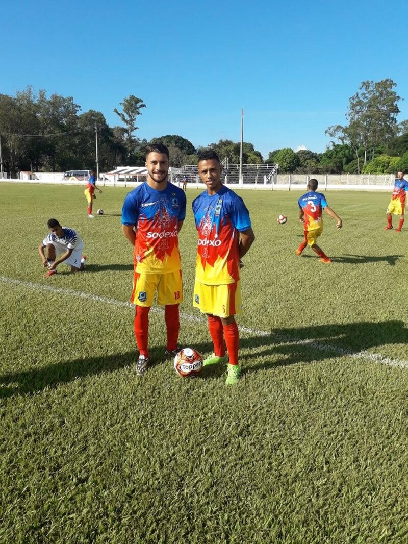 Ahmad and Hafeth fully kitted up. Courtesy The Black Pearls Academy