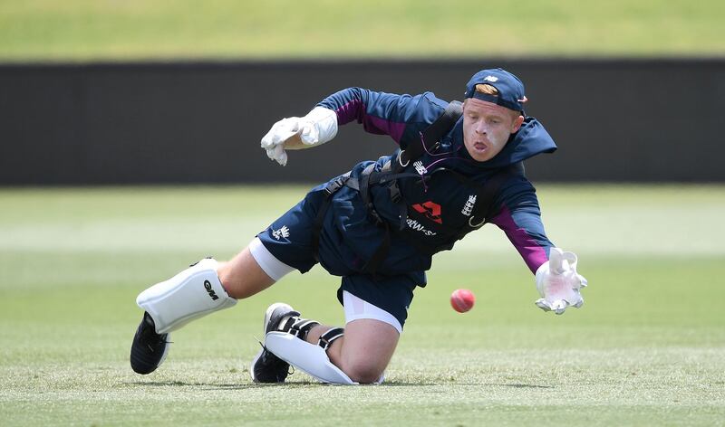 Ollie Pope of England. Getty