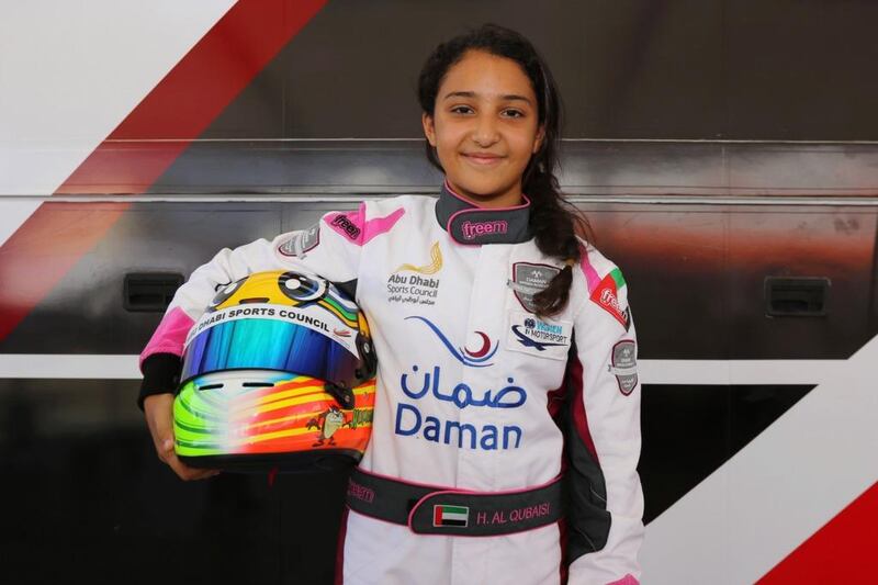 Hamda Al Qubaisi will be taking part in the Academy Class, returning to the championship after a promising effort in round one at the 1.22km Circuit International d’Aunay Les Bois in France in April. Courtesy Euro Challenge 2016