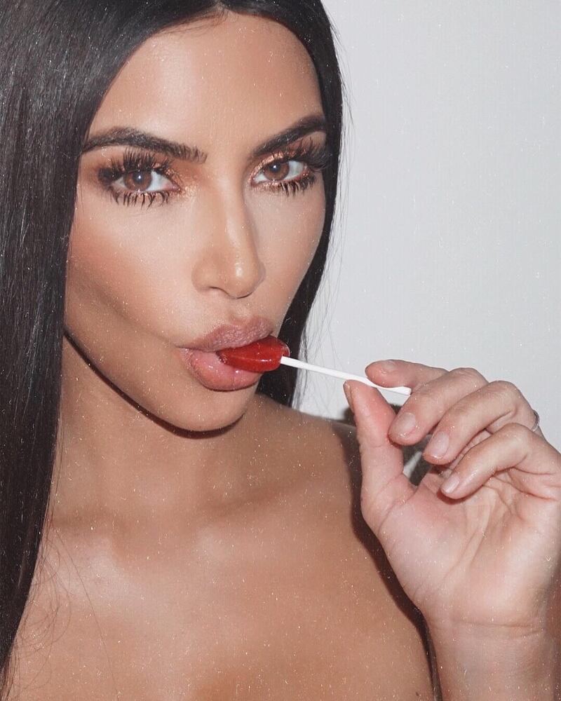 This post from Kim Kardashian, promoting a diet-supressing lolly pop, came under fire in May 2018. Instagram / Kim Kardashian 