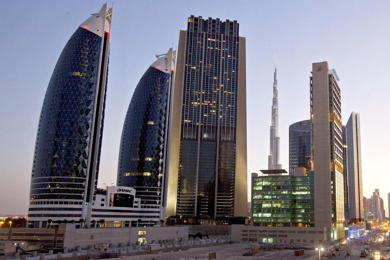 DIFC: Dh1,687 per square foot — up 2.5 per cent a month (up 1.2 per cent in April). Jeff Topping / The National