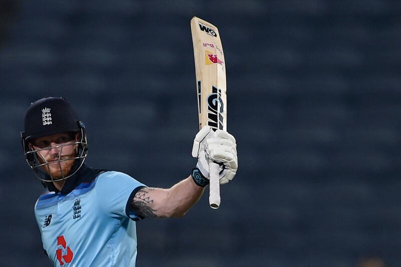 Ben Stokes was at his brutal best against India during the second ODI in Pune on March 26, 2021. He smashed 99 from just 52 balls with four fours and 10 sixes as England chased down 337 with more than six overs to spare. AFP