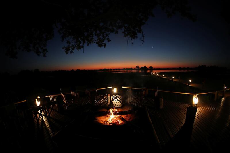 Mapula Lodge, an isolated $800-a-night (Dh2900) retreat where Meghan and Harry stayed in Botswana. Reuters