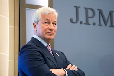 FILE - JP Morgan Chase CEO Jamie Dimon attends the inauguration the new French headquarters of the bank in Paris on June 29, 2021.  At $84. 4 million, Dimon was the fifth highest-paid CEO for 2021, as calculated by The Associated Press and Equilar, an executive data firm.  (AP Photo / Michel Euler, Pool, File)