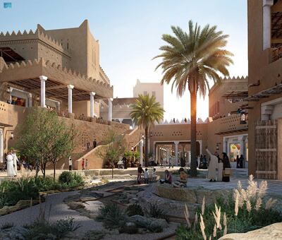 Riyadh’s Diriyah will be home to an Armani hotel. Photo: SPA