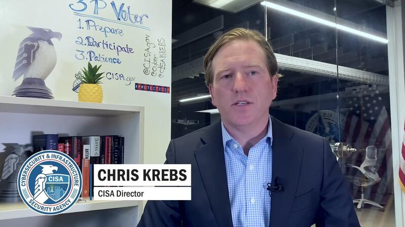 Chris Krebs, one of the individuals tasked with ensuring the security of US elections, has been fired by US President Donald Trump. US Department of Homeland Security