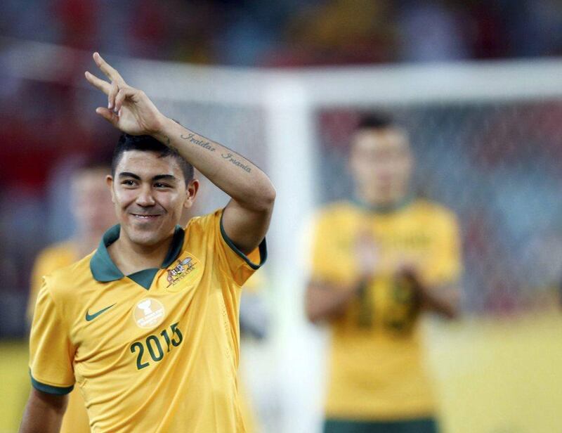 Massimo Luongo (Australia), Midfielder: The AFC’s Player of the Tournament and few would argue the choice. The previously unheralded Swindon Town midfielder was man of the match in the 4-0 opener against Kuwait and again in the semi-final when they overcame the UAE. Scored in the final to set his country on the way to victory. A star is born. (Photo: Tim Wimborne / Reuters)