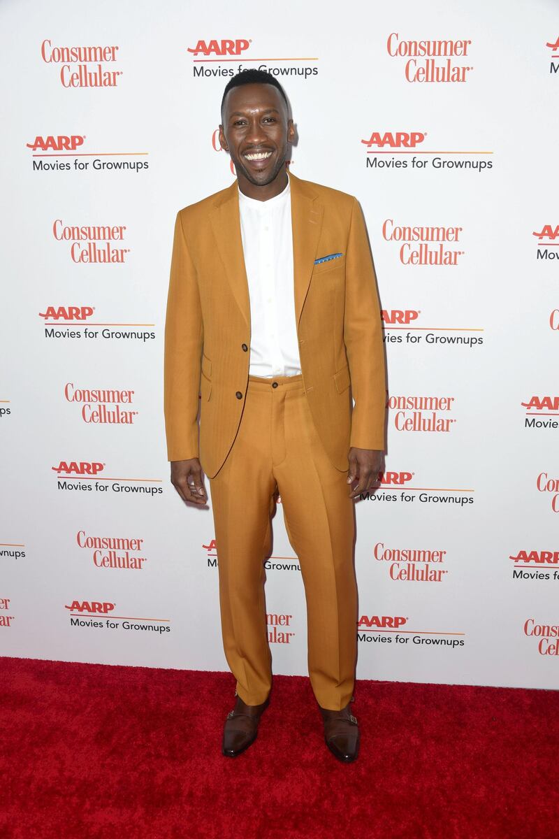 BEVERLY HILLS, CALIFORNIA - FEBRUARY 04: Mahershala Ali attends the 18th Annual AARP The Magazine's Movies For Grownups Awards at the Beverly Wilshire Four Seasons Hotel on February 04, 2019 in Beverly Hills, California.   Frazer Harrison/Getty Images/AFP