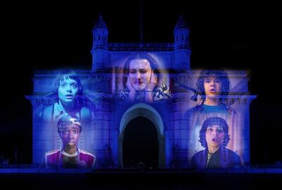 The Gateway of India in Mumbai features the cast members of the show. Photo: Netflix