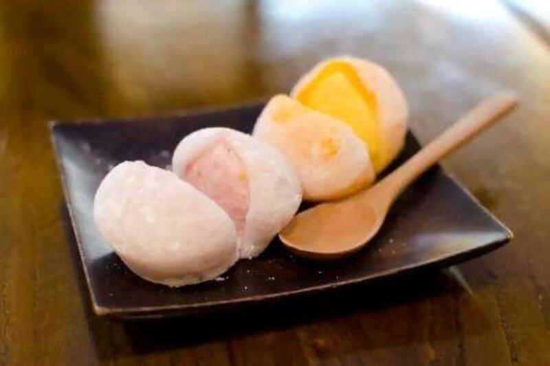 SWEET TREATS: Mochi ice cream, Dh15, Nobu Getty Images / Flickr RF