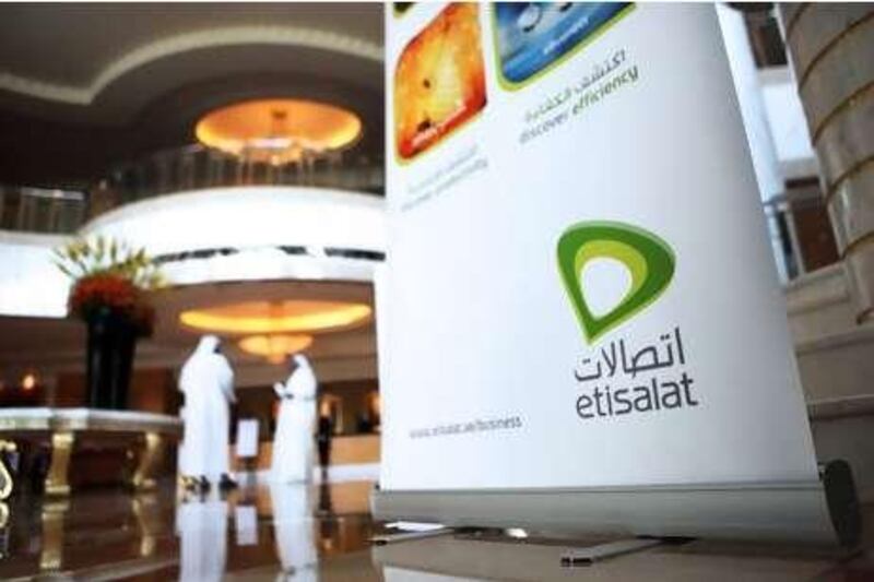 According to the company's annual report, Etisalat generates 21 per cent of sales from its fixed-line and internet businesses.