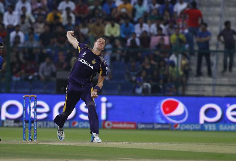 Morne Morkel has spearheaded an excellent Kolkata Knight Riders attack. Jeffrey E Biteng / The National