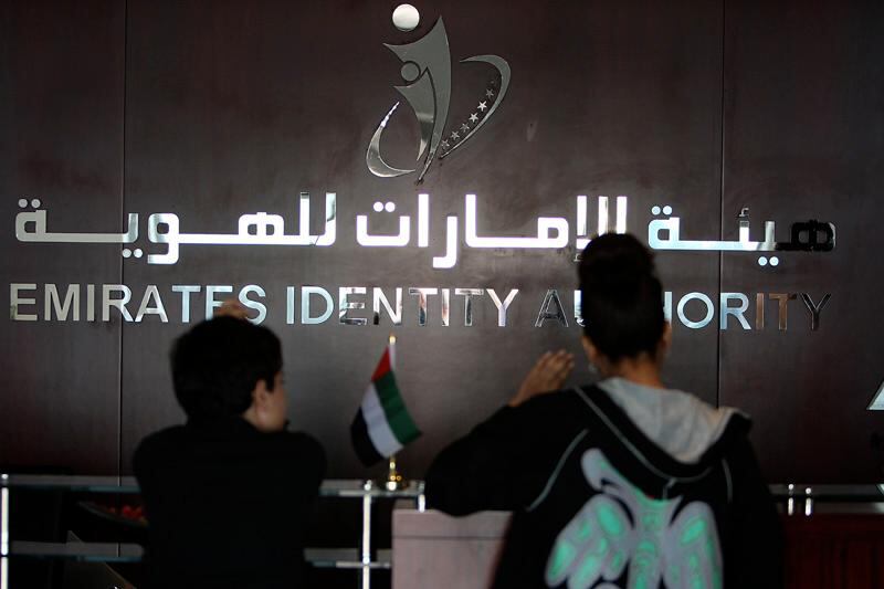 





DUBAI, UNITED ARAB EMIRATES Ð Dec 24: People getting their tokens for ID card at Emirates Identity Authority registration centre in Al Barsha in Dubai.. (Pawan Singh / The National) Story by Gregor McClenaghan

