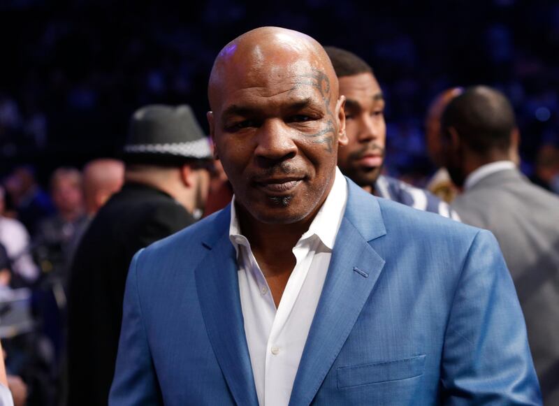 Mike Tyson before the fight. Reuters