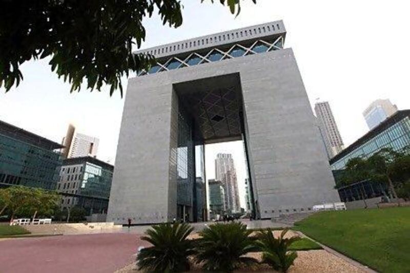 Companies based in the Dubai International Financial Centre in Dubai saw a 2.4 per cent GDP drop in 2009.