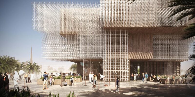 Rendering of Poland's Pavilion at Expo 2020 Dubai. Courtesy: Poland Expo 2020 Dubai 