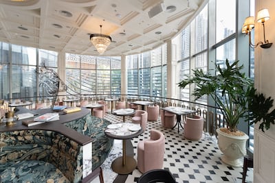 Bisou is inspired by Paris in its interior design. Photo: Bisou
