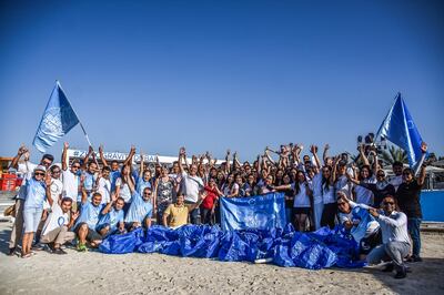 Zero Gravity gives free refreshments to the volunteers when the clean-up is finished. Courtesy Zero Gravity 