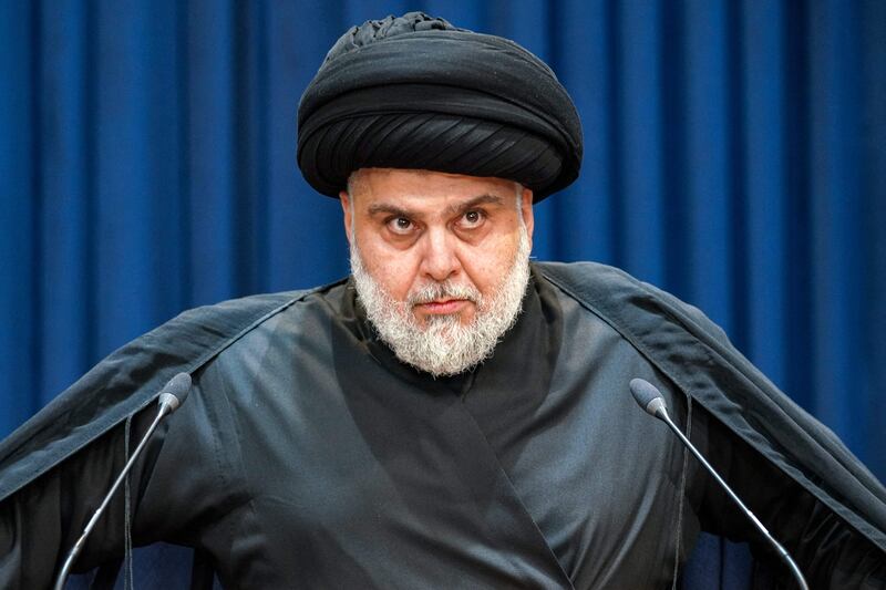 Moqtada Al Sadr has been an influential figure in Iraq since the fall of Saddam Hussein in 2003. AFP