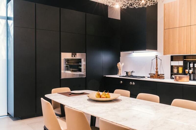 The showroom offers the best German and Italian kitchen brands, including Bulthaup and Varenna by Poliform. Alex Atack for The National.