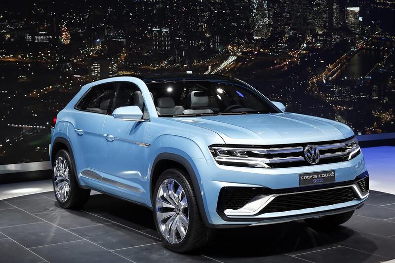The Volkswagen Cross Coupe GTE concept, previewed at the North American International Auto Show in Detroit, has has two electric motors and snazzy features like interactive gesture control and settings for zero tailpipe emissions. Paul Sancya / AP Photo
