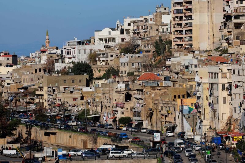 Tripoli's impoverished neighbourhoods of Bab al-Tabbaneh and Jabal Mohsen.  AFP