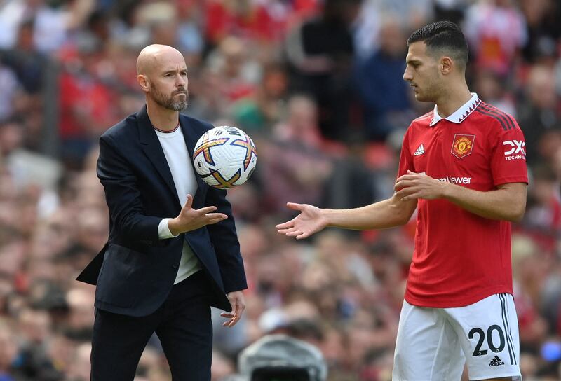 Diogo Dalot 5 - Lost the ball for the first time after 8 seconds, which led to Brighton’s first chance as United conceded another goal from a cross and cut back. Balls played inside him and he doesn’t look comfortable defending, but he’s better in attack and his header led to United’s first goal. Shot on target after 73 minutes.

Reuters