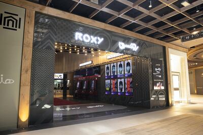 Roxy Cinemas Al Khawaneej comprises six screens and also features the brand’s largest screen in the UAE. Courtesy Roxy Cinemas